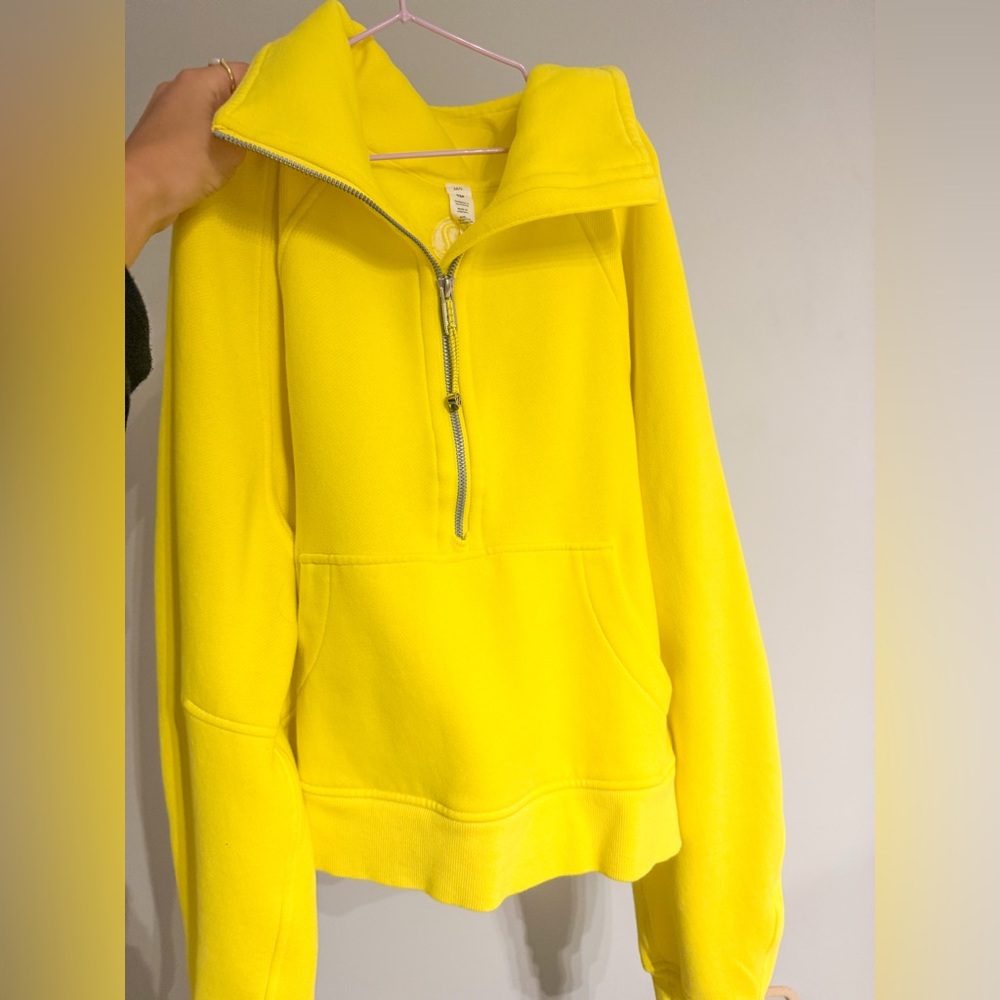 Lululemon Scuba Oversized Half Zip Hoodie – Bright Yellow